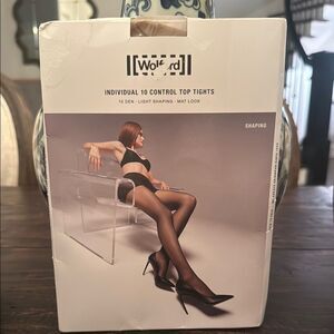 NWT Wolford Sand Tights Medium